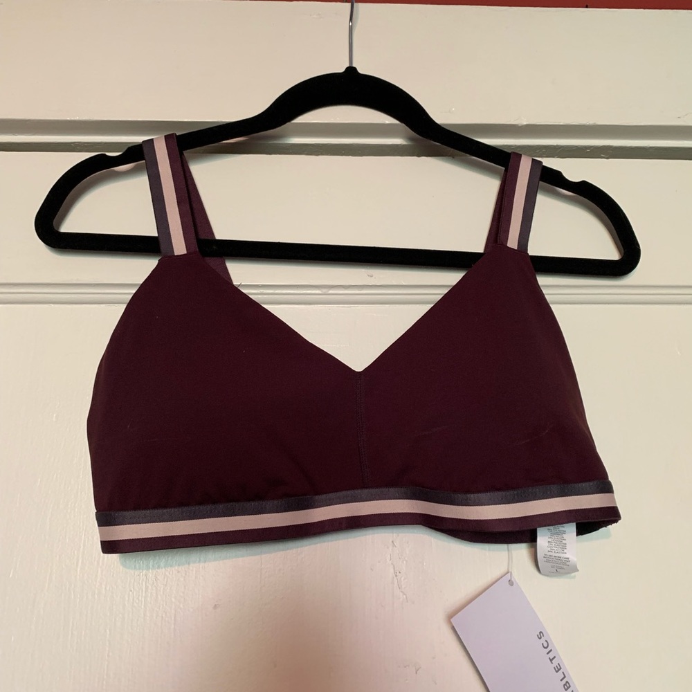 Maroon Fabletics Bra